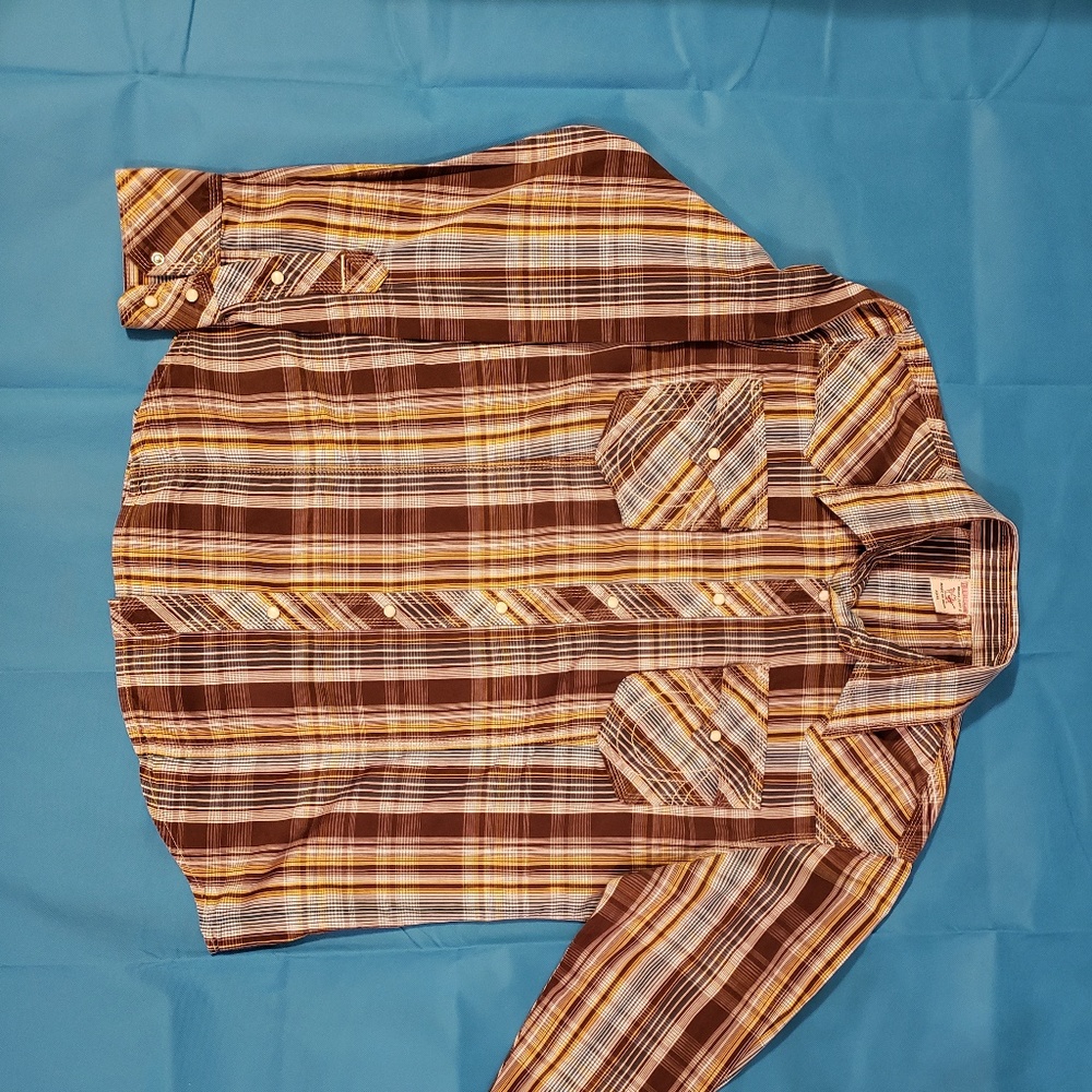 Authentic True Religion plaid shirt